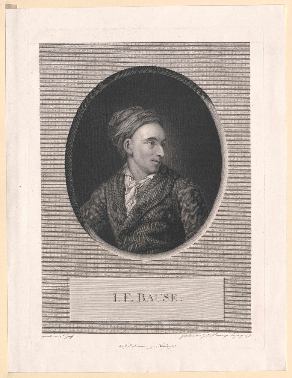 Johann Friedrich Bause tekijältä Artist Unknown