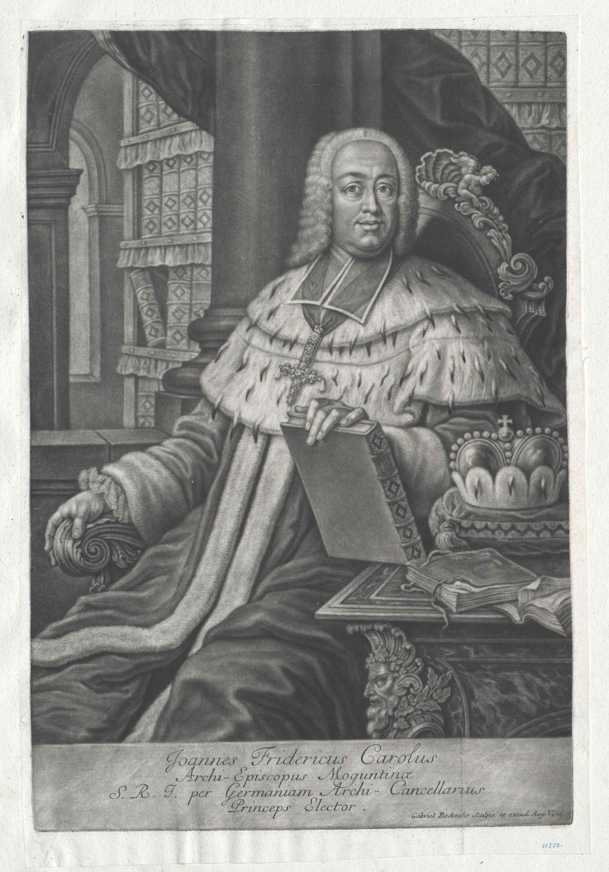 Johann Friedrich Carl kreivi Ostein tekijältä Artist Unknown