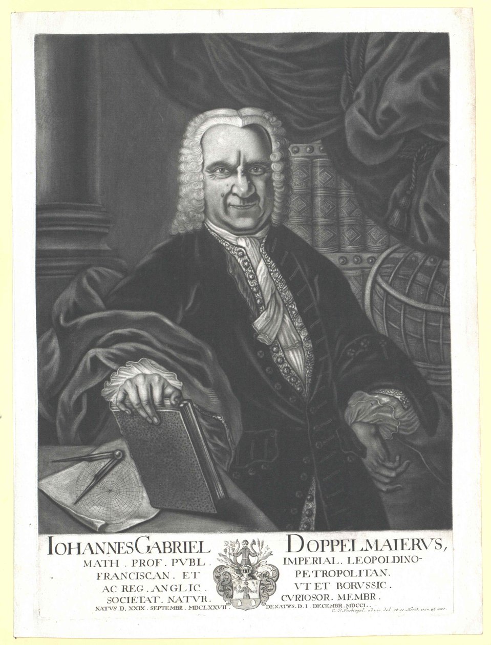 Johann Gabriel Doppelmayr tekijältä Artist Unknown