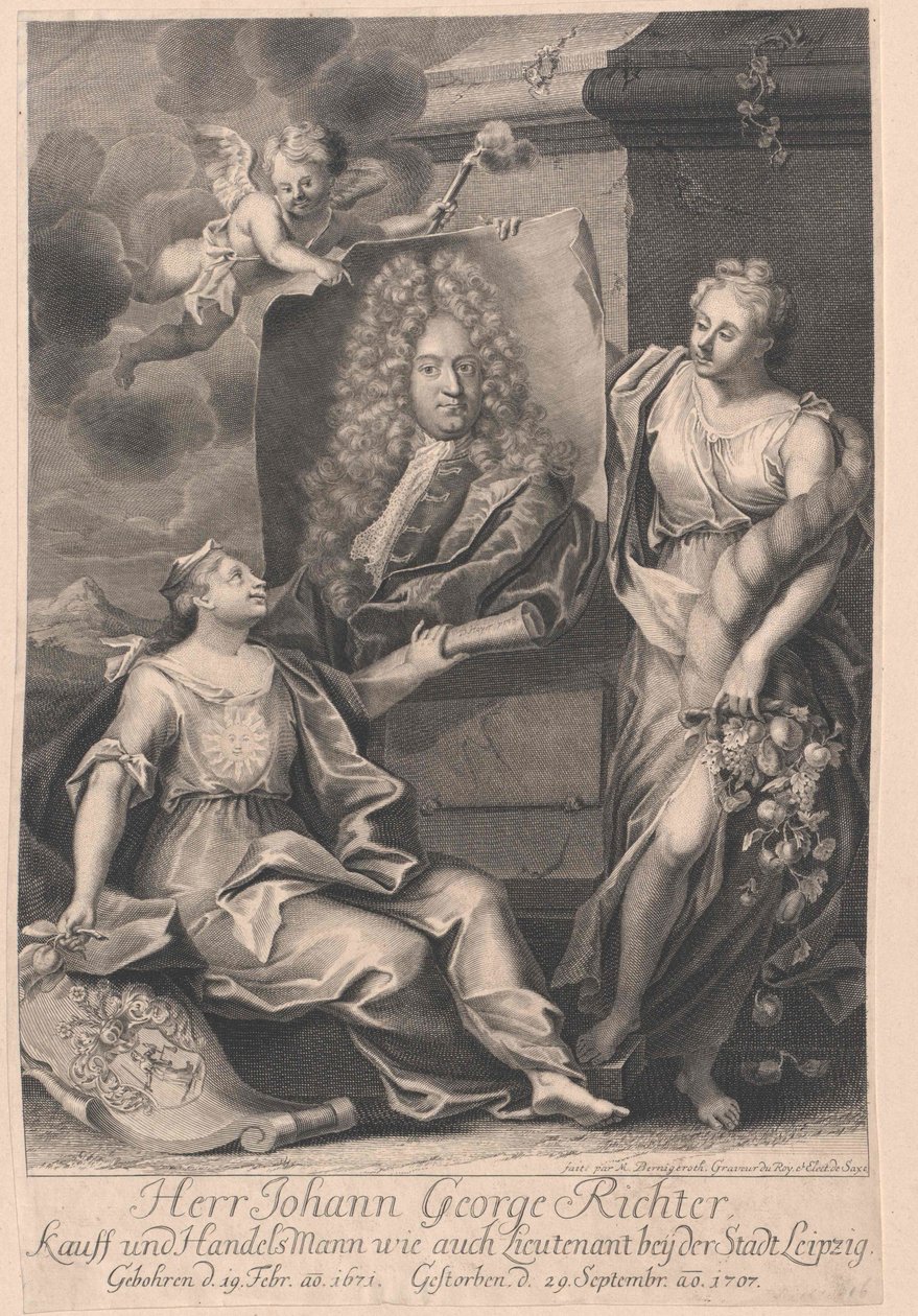Johann Georg Richter (painatus) tekijältä Artist Unknown
