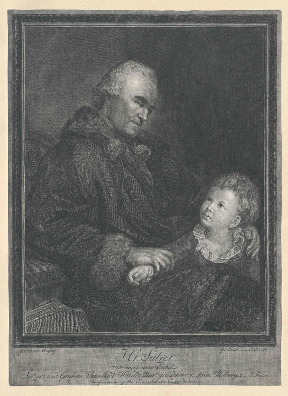 Johann Georg Sulzer tekijältä Artist Unknown