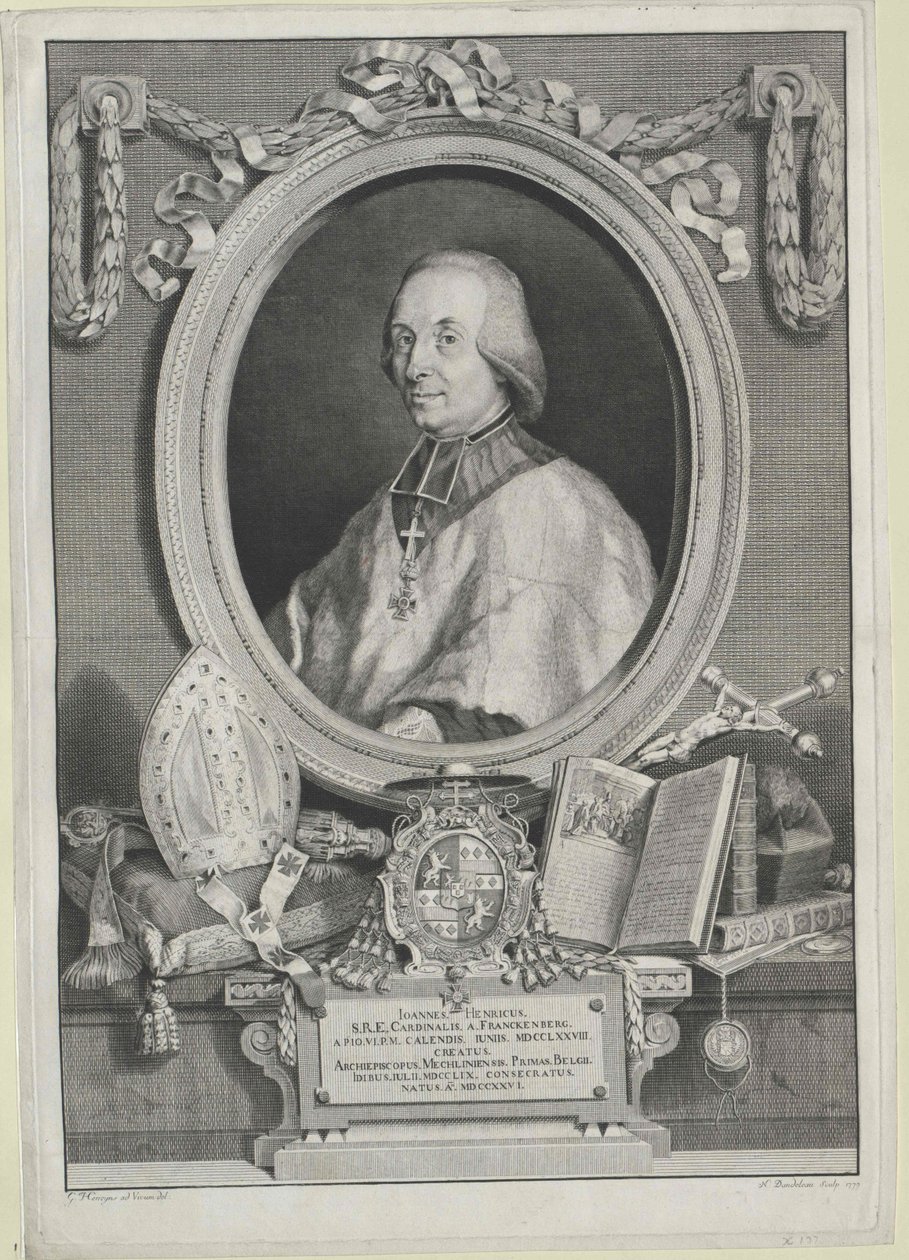 Johann Heinrich kreivi Frankenberg tekijältä Artist Unknown