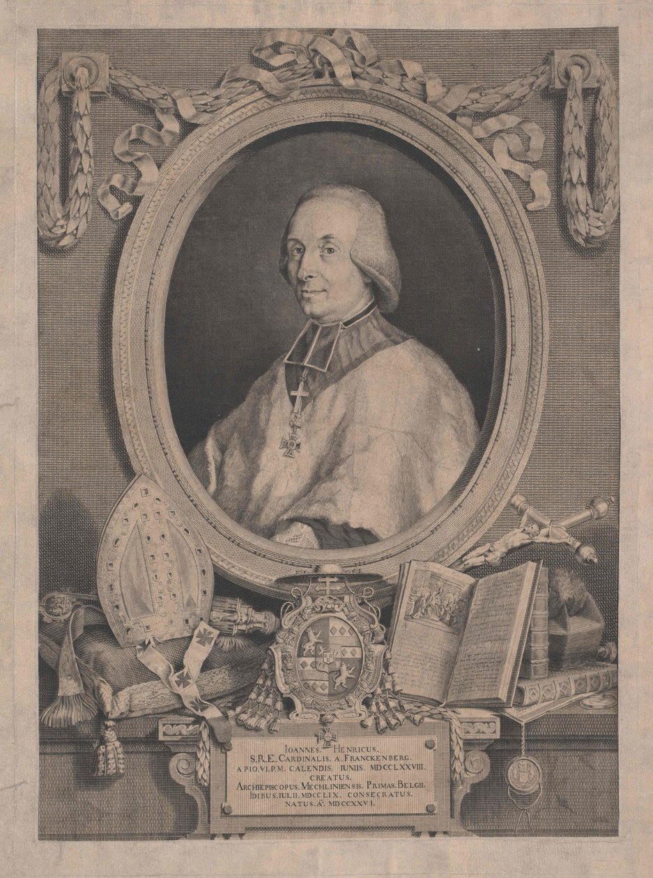 Johann Henry kreivi Frankenberg tekijältä Artist Unknown