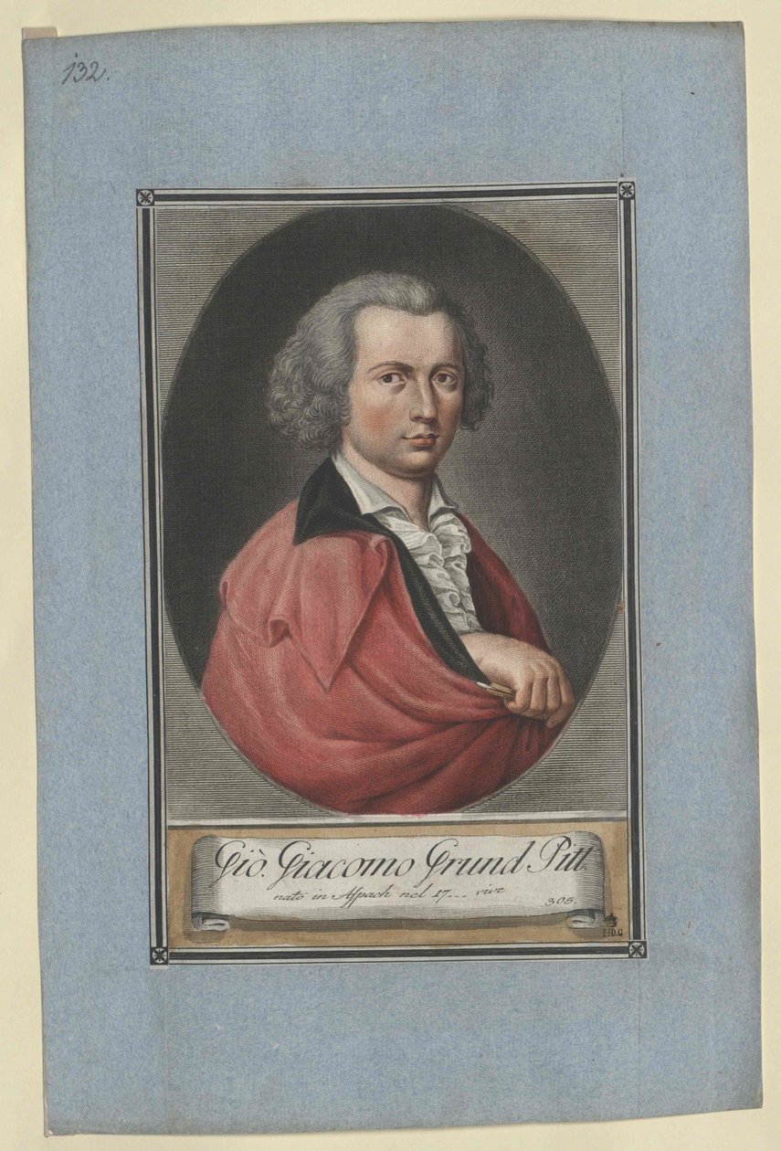 Johann Jakob Grund tekijältä Artist Unknown