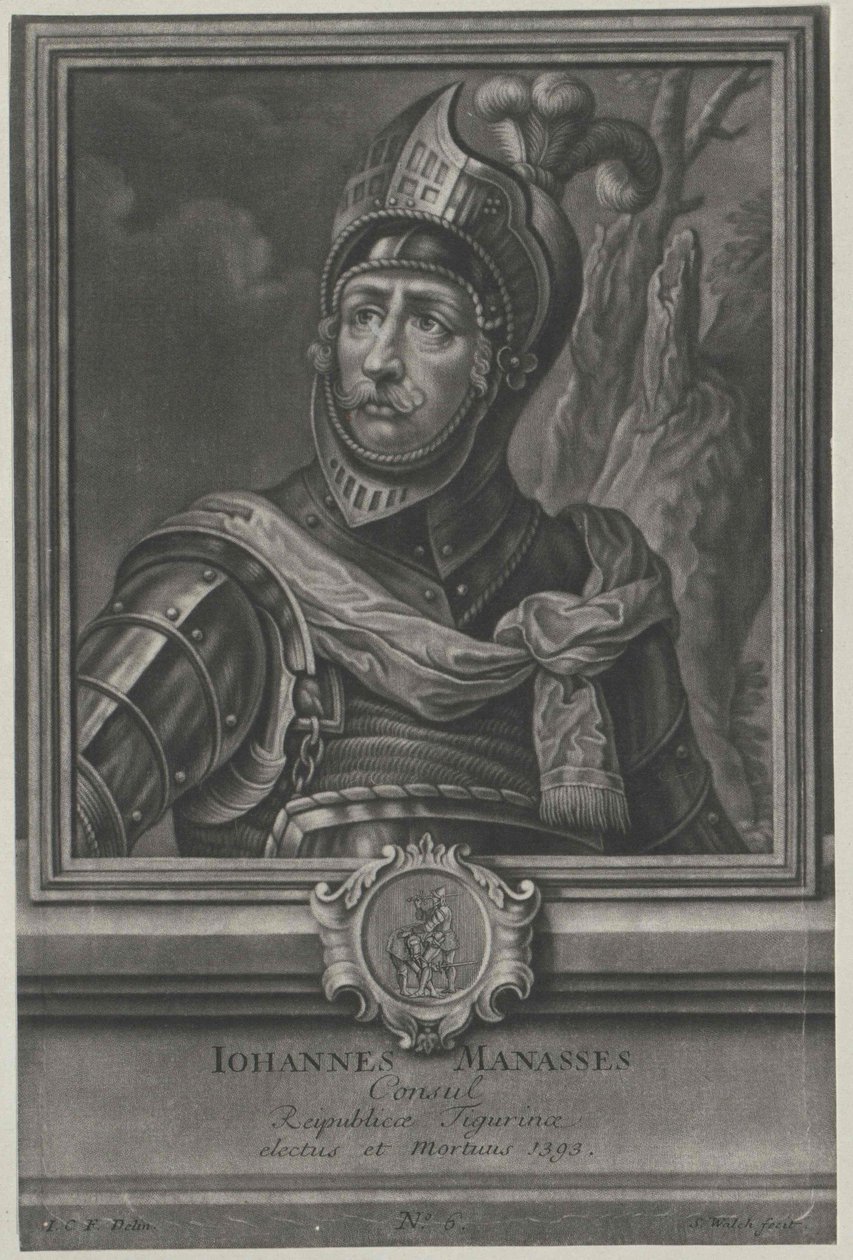 Johann Manasses (tulosta) tekijältä Artist Unknown