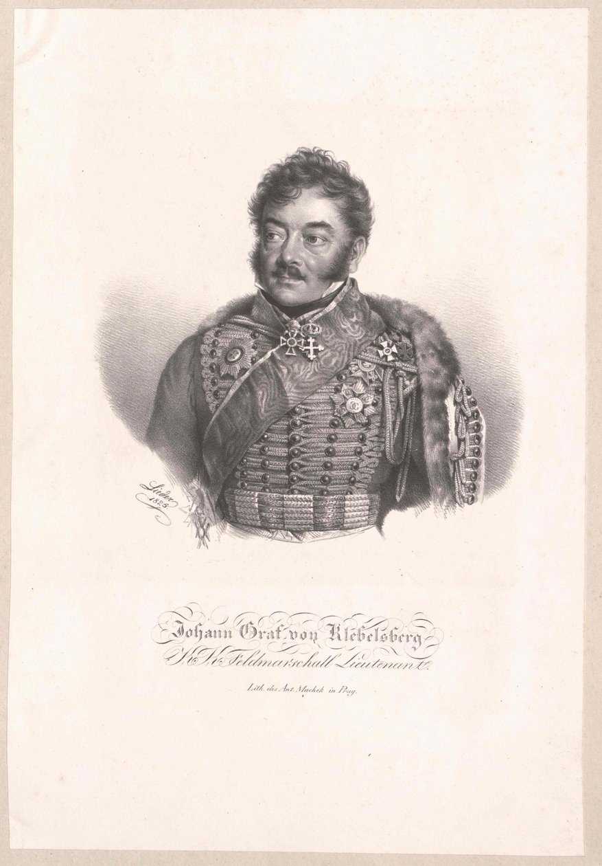 Johann Nepomuk Klebelsbergin kreivi tekijältä Artist Unknown