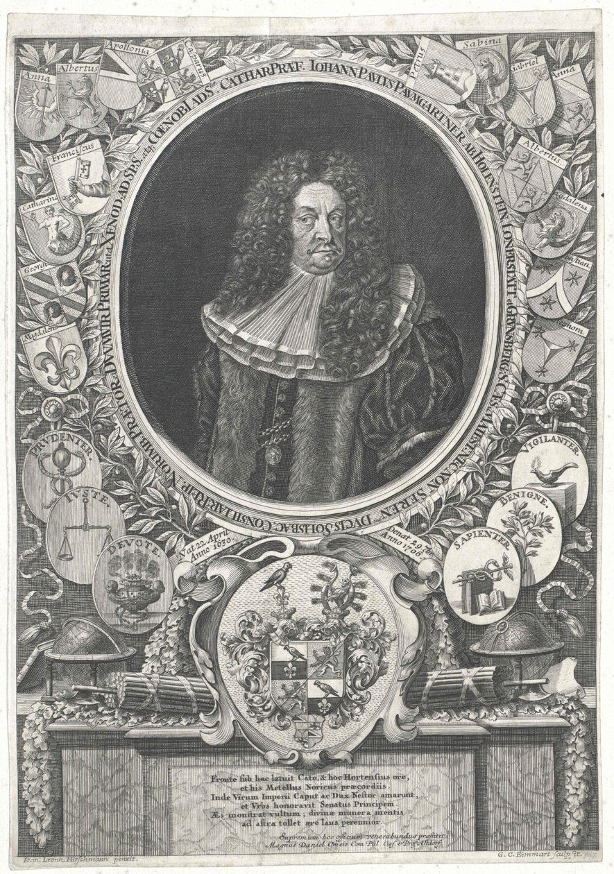 Johann Paul Paumgartner Holensteinista ja Lonnerstadtista. tekijältä Artist Unknown