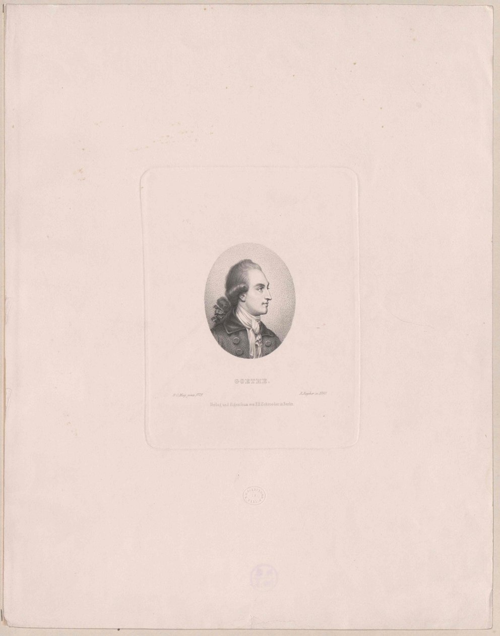 Johann Wolfgang von Goethe tekijältä Artist Unknown