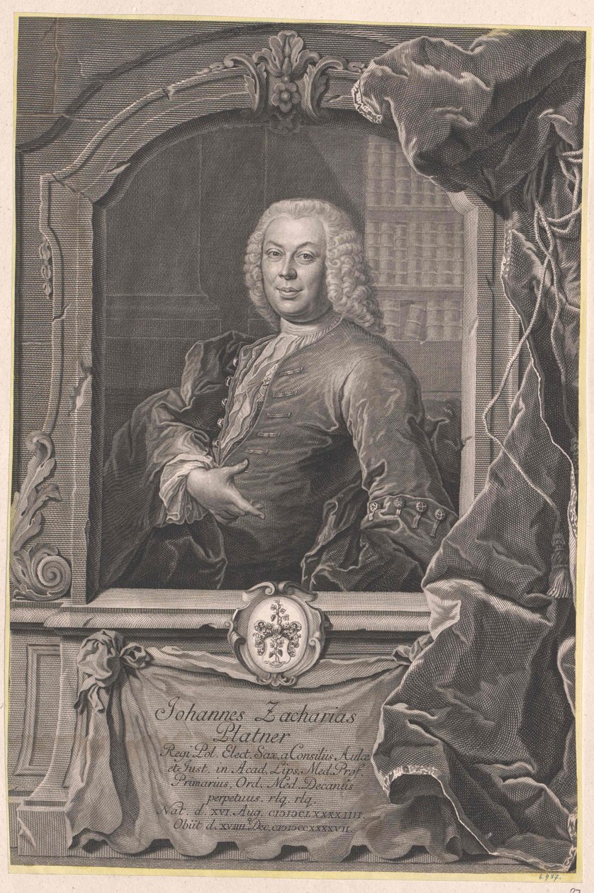 Johann Zachariah Platner tekijältä Artist Unknown