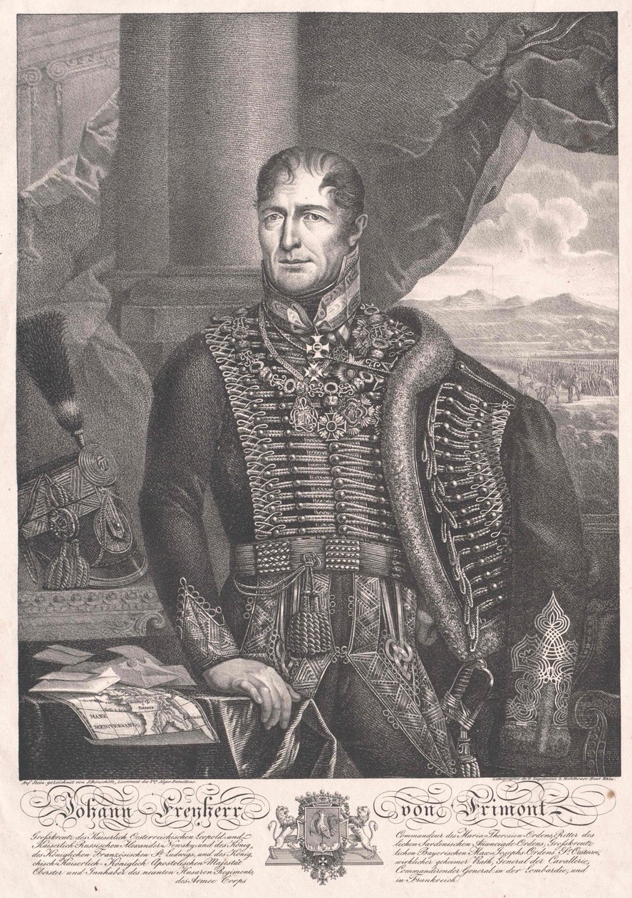 Johann kreivi Frimont von Palota tekijältä Artist Unknown