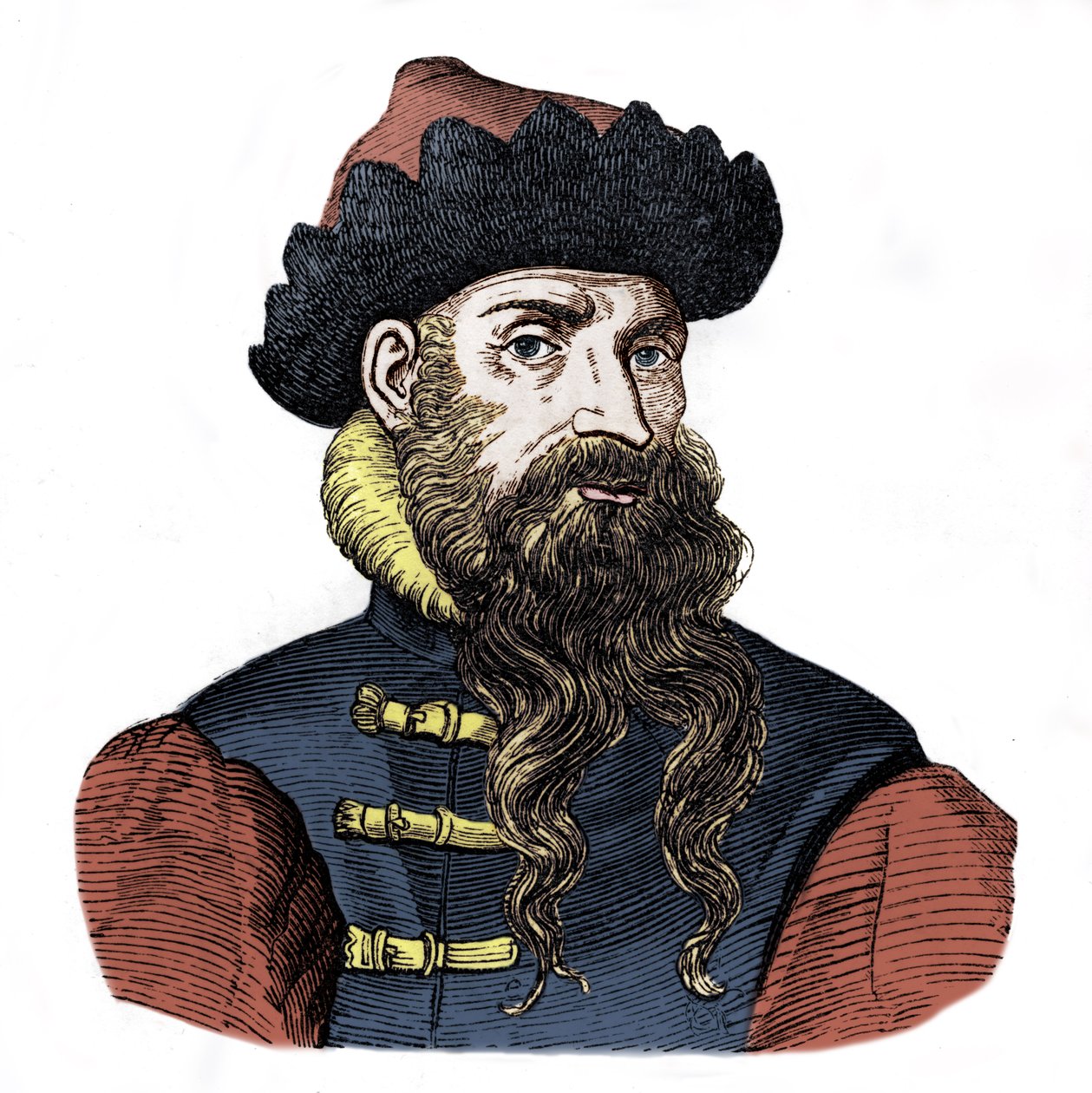 Johannes Gutenberg (painettu) tekijältä Artist Unknown