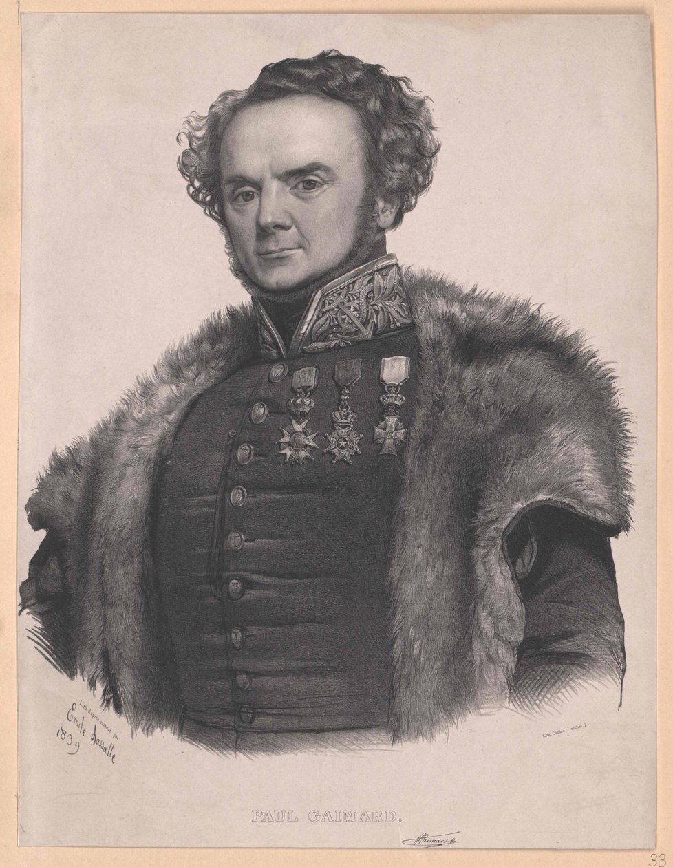 Joseph Paul Gaimard (tulosta) tekijältä Artist Unknown