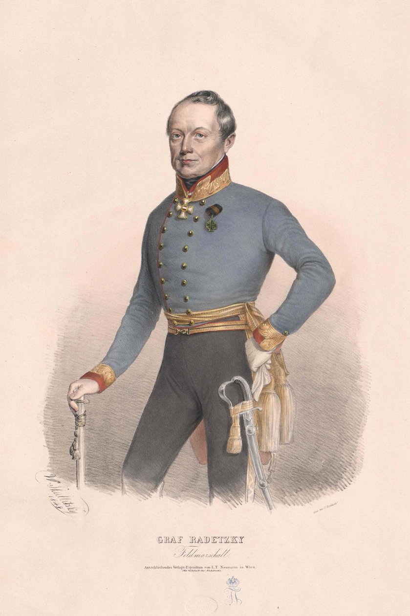 Joseph kreivi Radetzky, Radetz tekijältä Artist Unknown