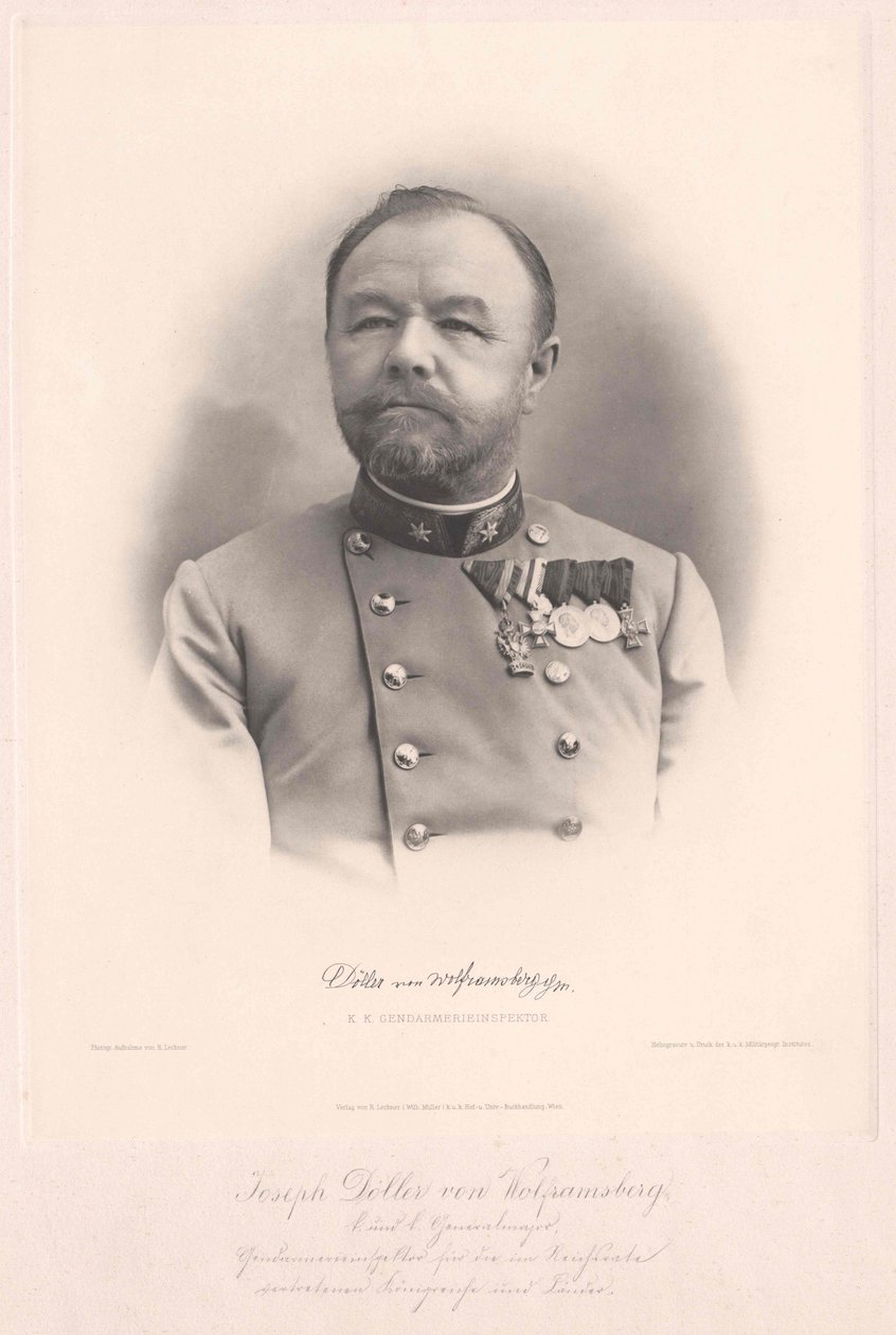 Joseph von Doeller-Wolframsberg (tuloste) tekijältä Artist Unknown