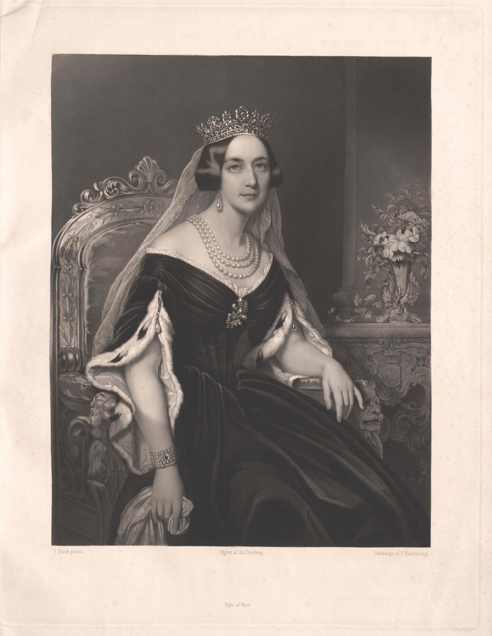 Josephine prinsessa Leuchtenberg tekijältä Artist Unknown