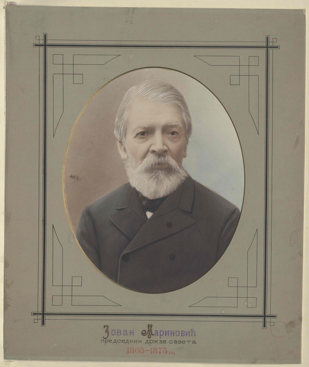 Jovan kreivi Marinovic tekijältä Artist Unknown
