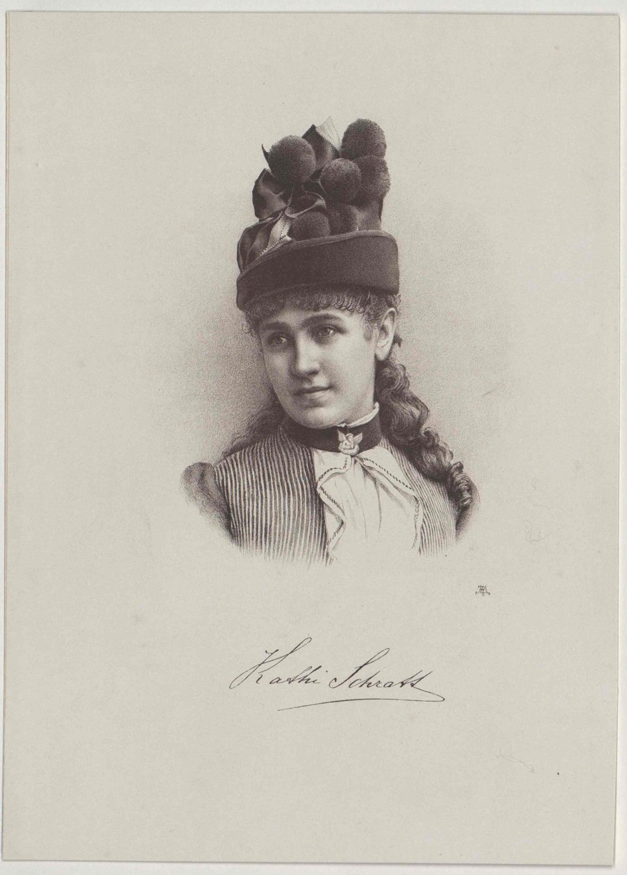 Katharina Schratt (tulosta) tekijältä Artist Unknown
