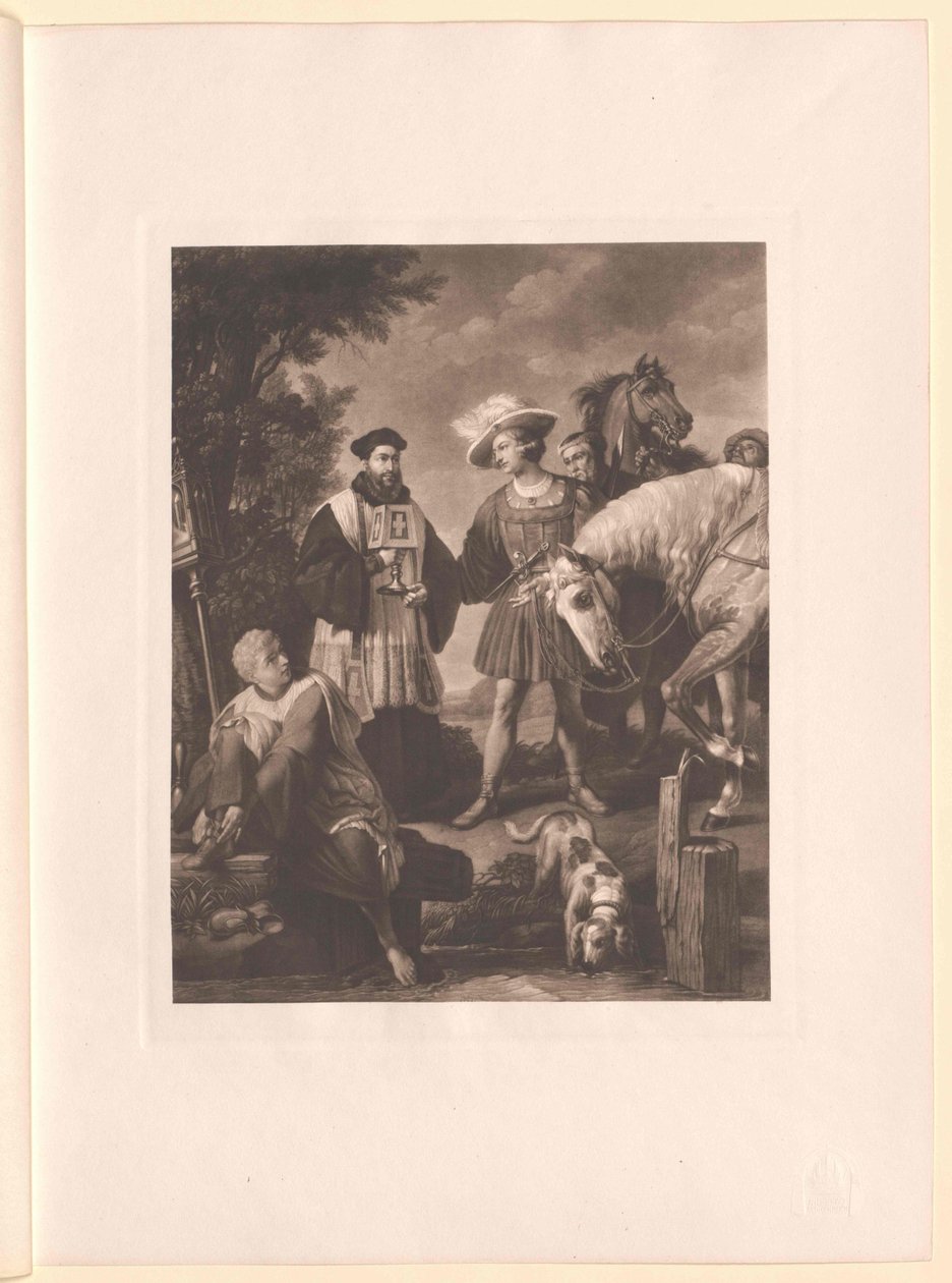 Habsburgin kuningas Rudolf I tekijältä Artist Unknown