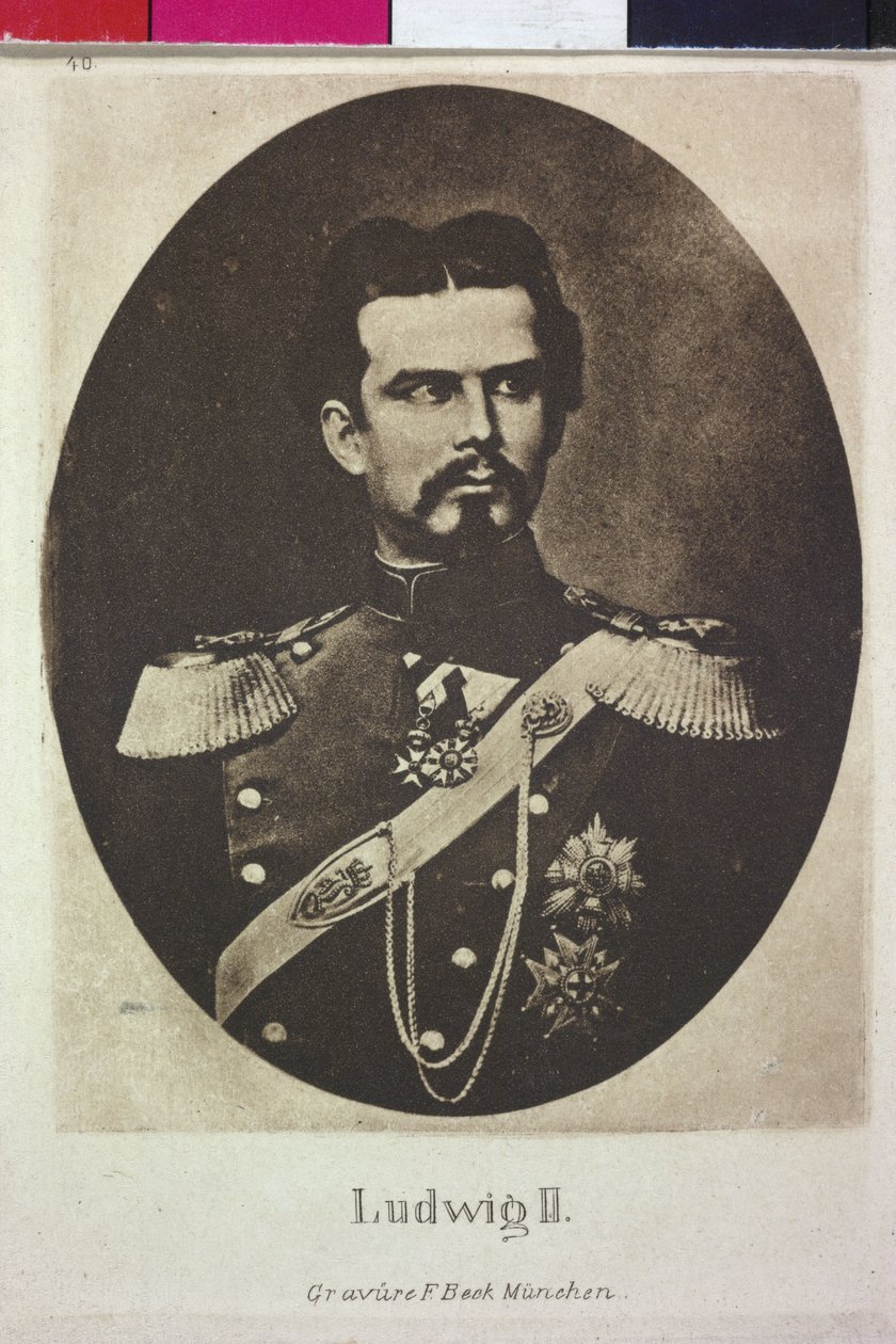 Baijerin kuningas Ludvig II tekijältä Artist Unknown