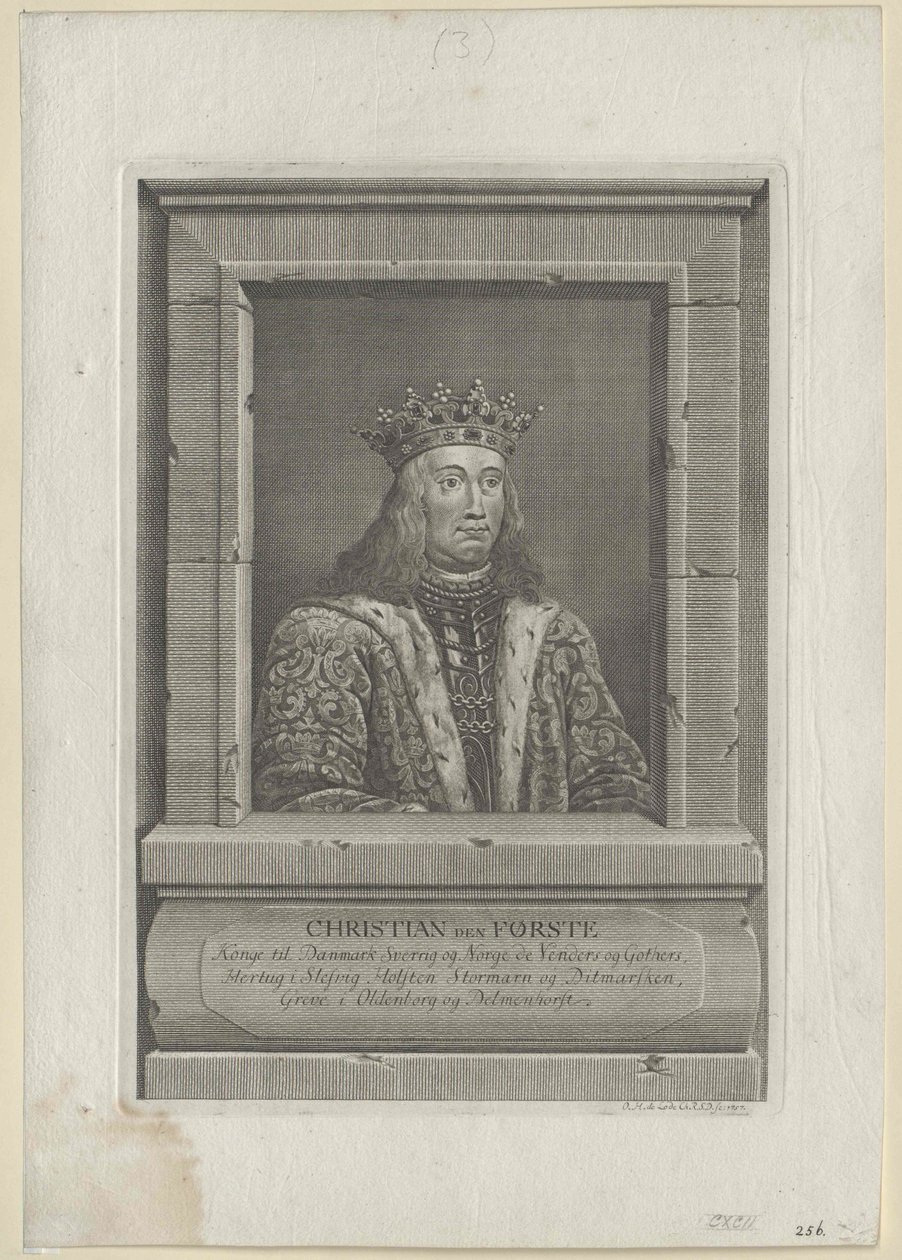 Tanskan kuningas Christian I tekijältä Artist Unknown