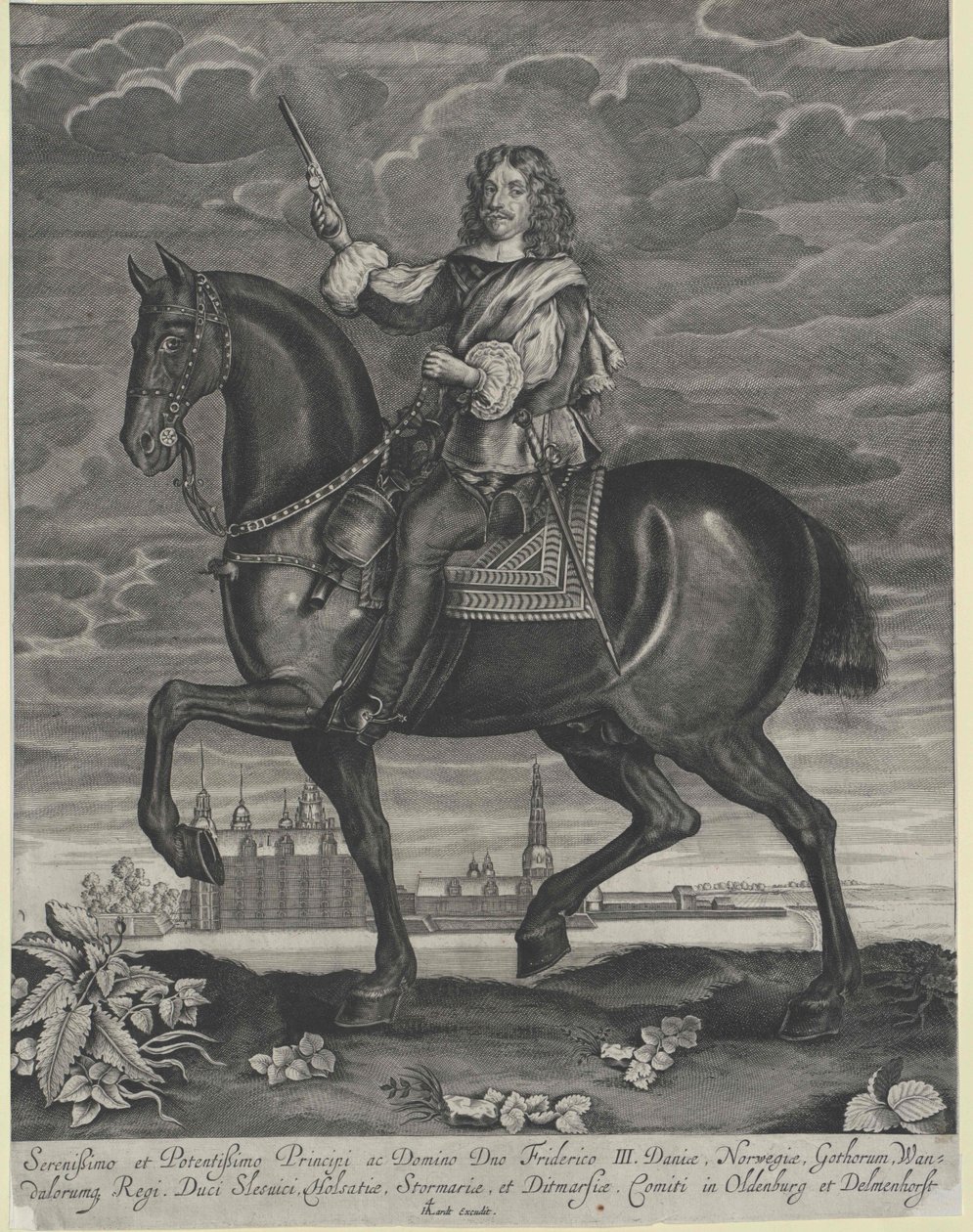 Tanskan kuningas Frederick III tekijältä Artist Unknown