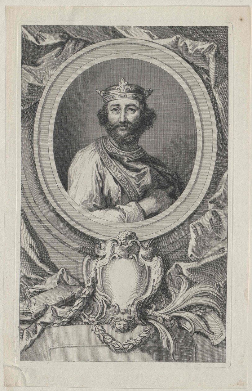 Englannin kuningas Edward I (painettu) tekijältä Artist Unknown