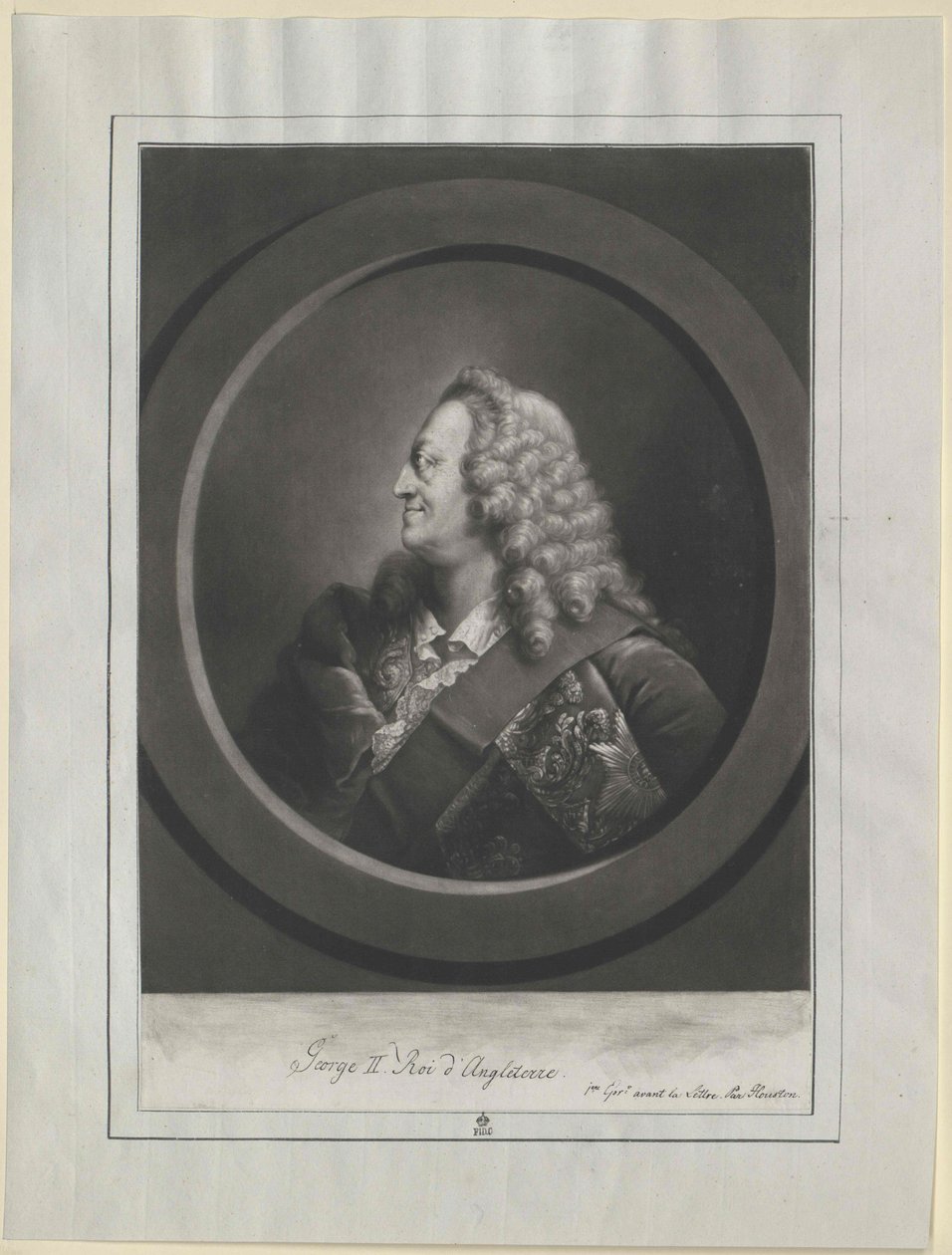 Englannin kuningas Hannoverin valitsijamies Yrjö II tekijältä Artist Unknown
