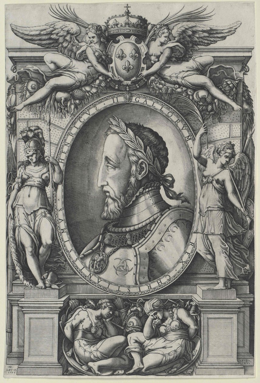 Ranskan kuningas Henrik II tekijältä Artist Unknown