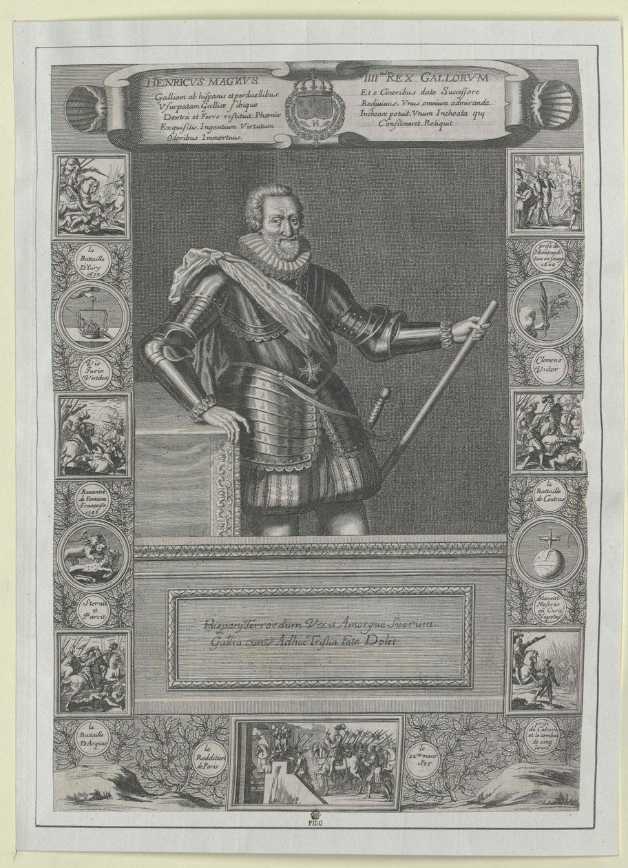 Ranskan kuningas Henrik IV tekijältä Artist Unknown