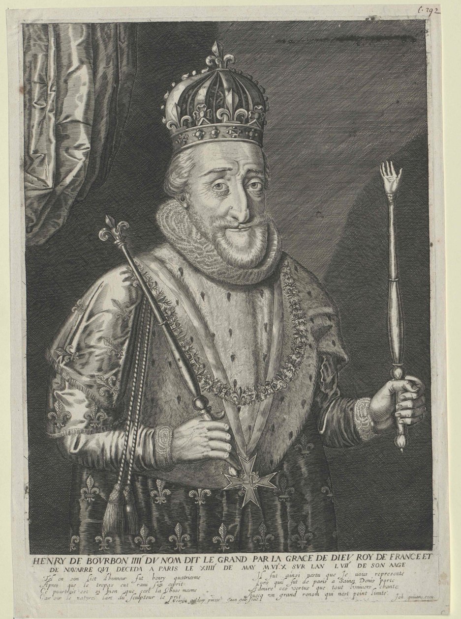 Ranskan kuningas Henrik IV tekijältä Artist Unknown