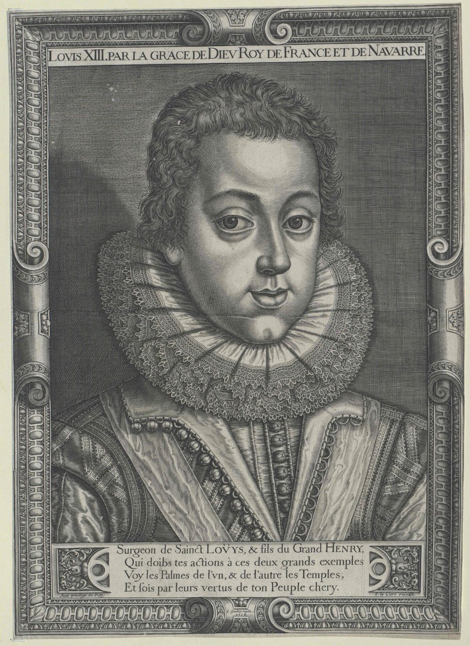 Ranskan kuningas Ludvig XIII tekijältä Artist Unknown
