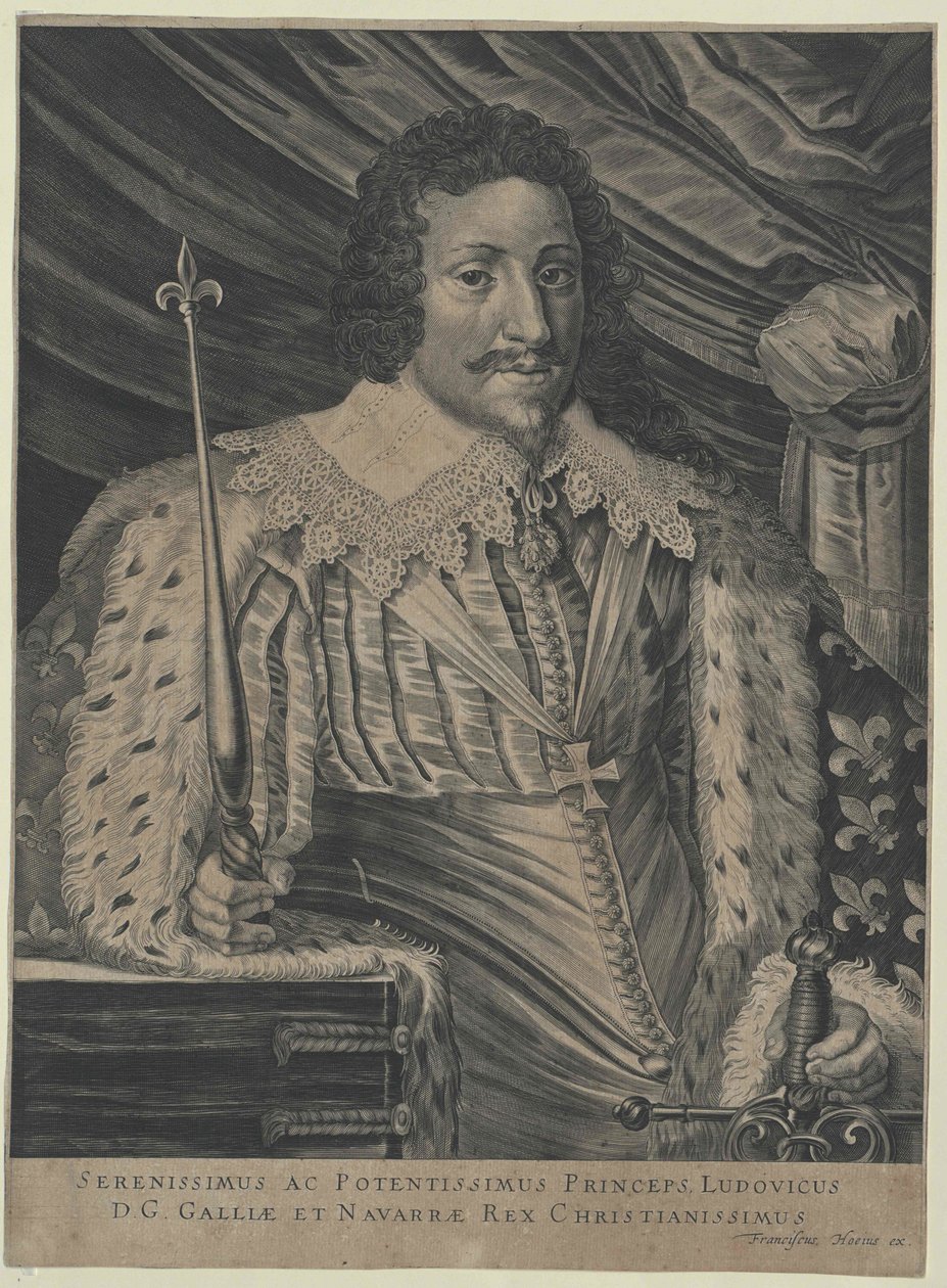 Ranskan kuningas Ludvig XIII tekijältä Artist Unknown