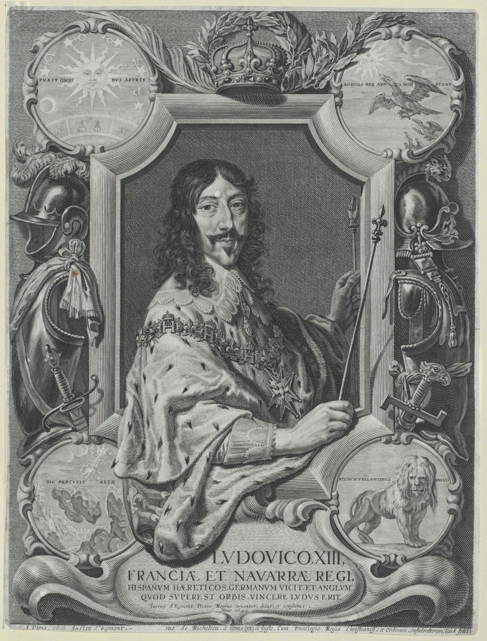 Ranskan kuningas Ludvig XIII tekijältä Artist Unknown