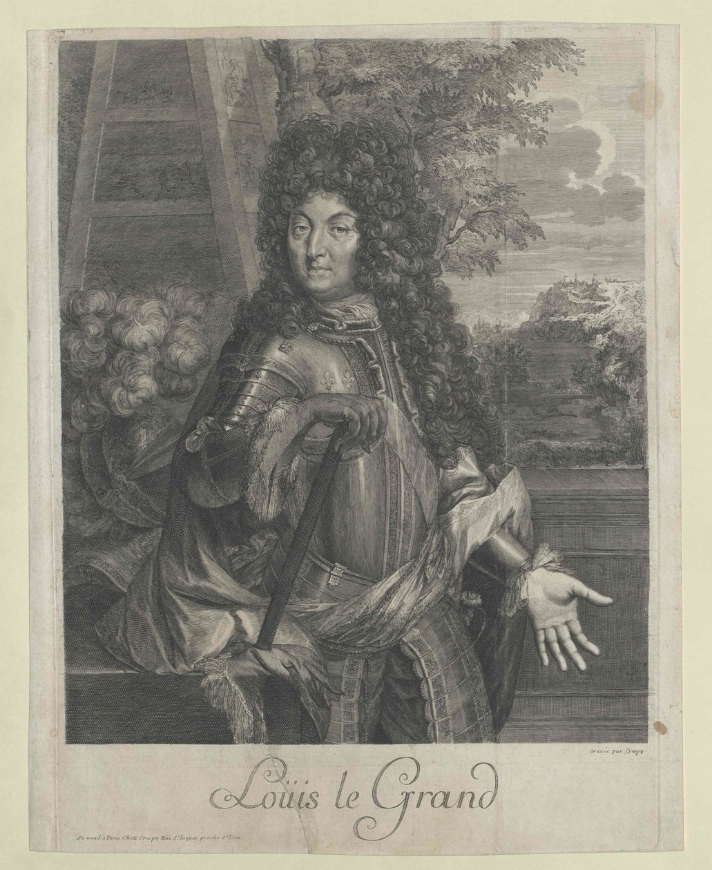Ranskan kuningas Ludvig XIV tekijältä Artist Unknown