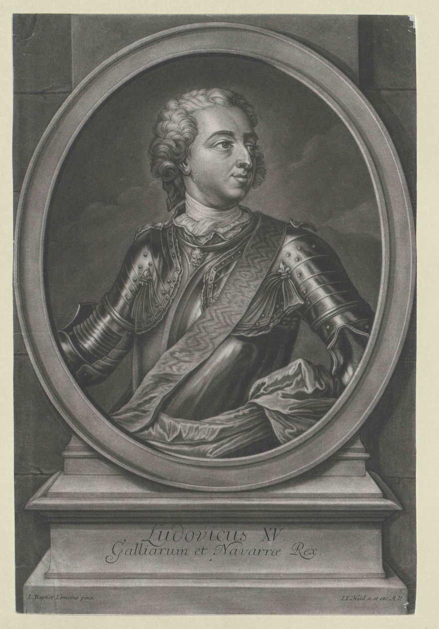Ranskan kuningas Ludvig XV tekijältä Artist Unknown