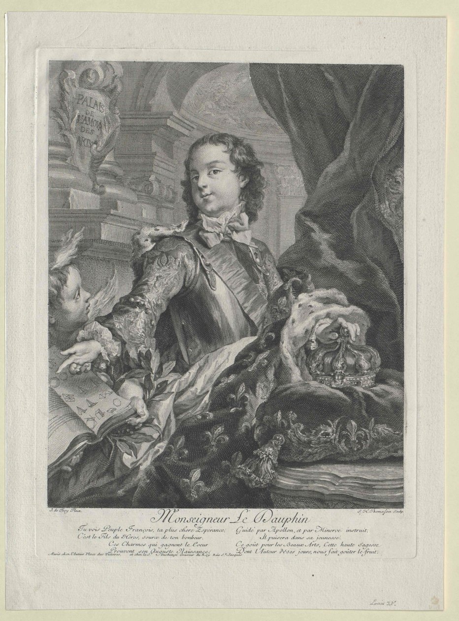 Ranskan kuningas Ludvig XV tekijältä Artist Unknown