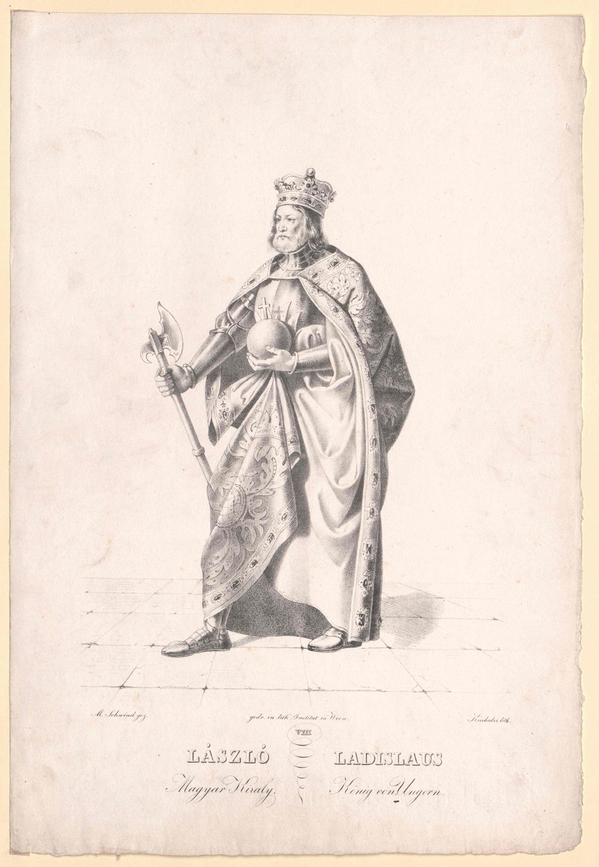 Unkarin kuningas pyhä Ladislaus I tekijältä Artist Unknown
