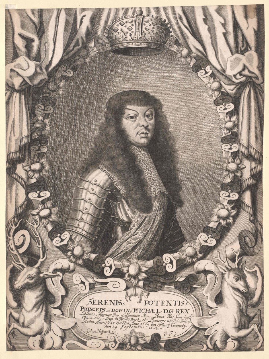 Puolan kuningas Michael Thomas Wiesniowiecz tekijältä Artist Unknown