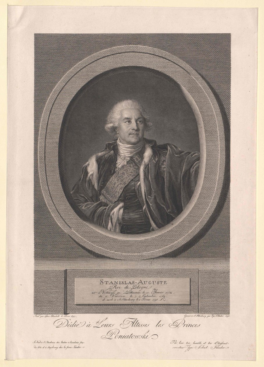 Puolan kuningas Stanislaus II August tekijältä Artist Unknown