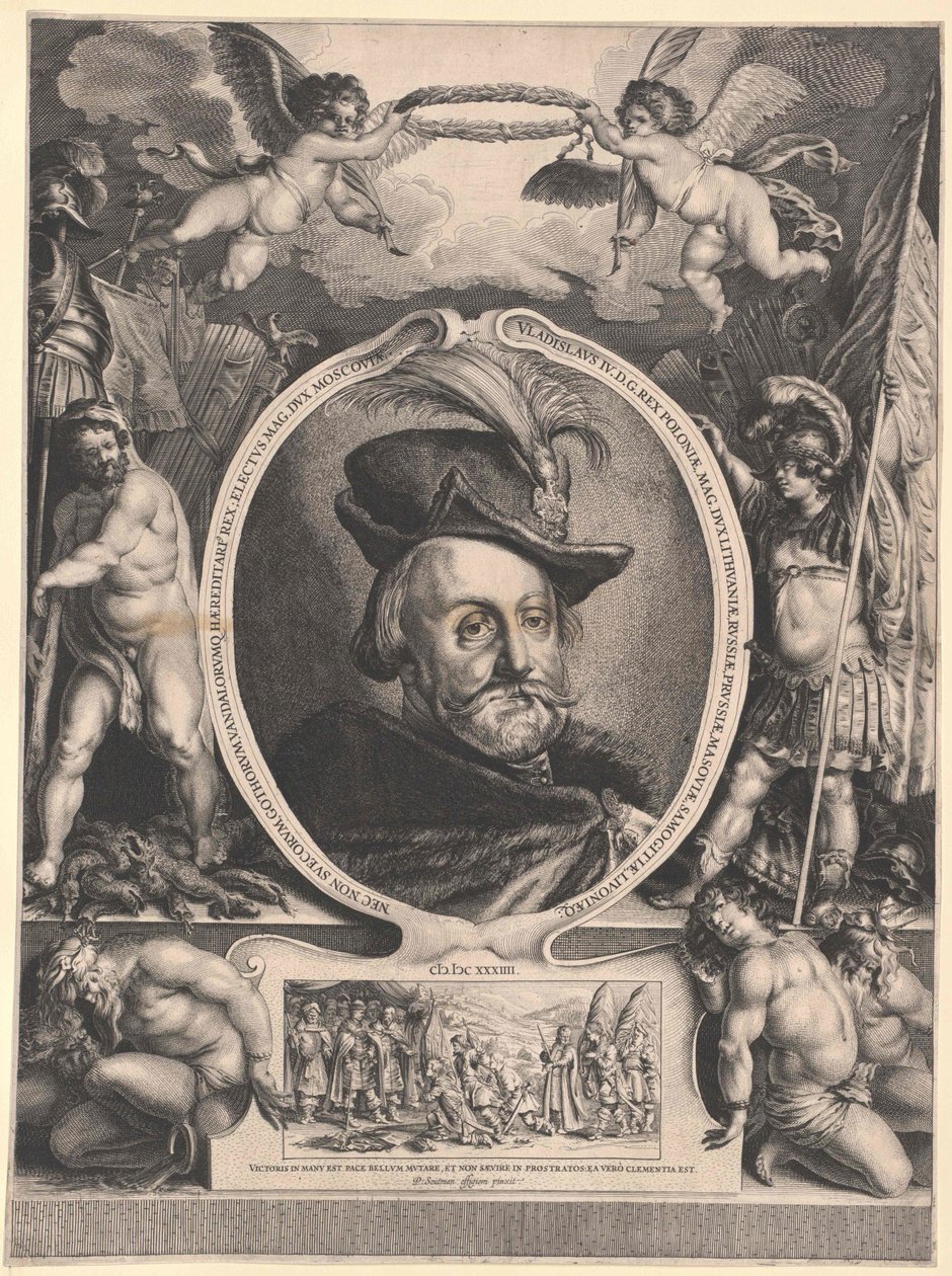 Puolan kuningas Vladislav IV Sigismund tekijältä Artist Unknown