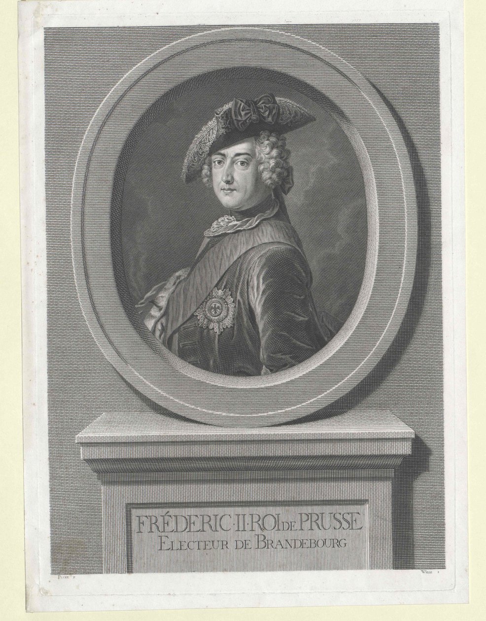 Preussin kuningas Frederic II tekijältä Artist Unknown