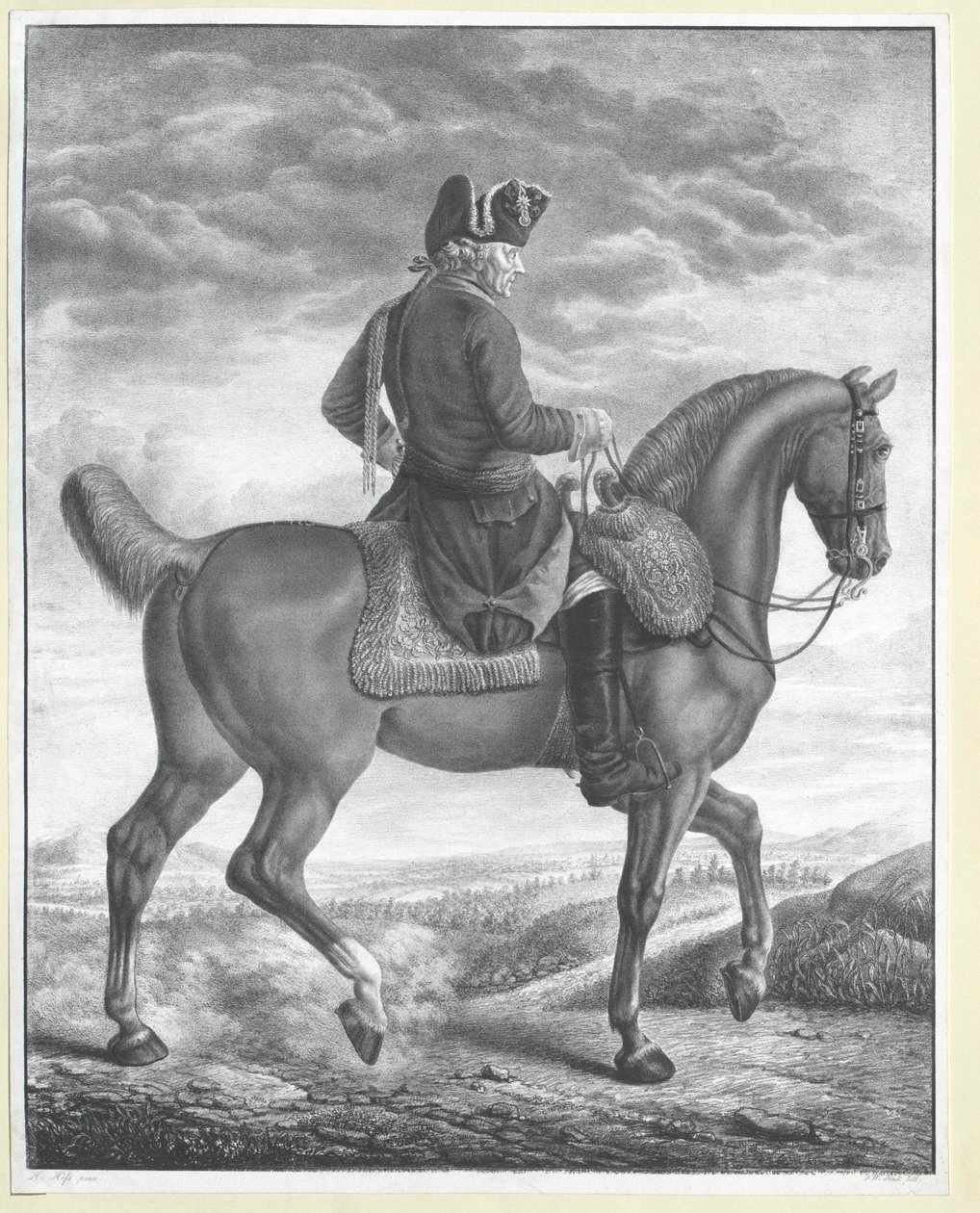 Preussin kuningas Friedrich II tekijältä Artist Unknown