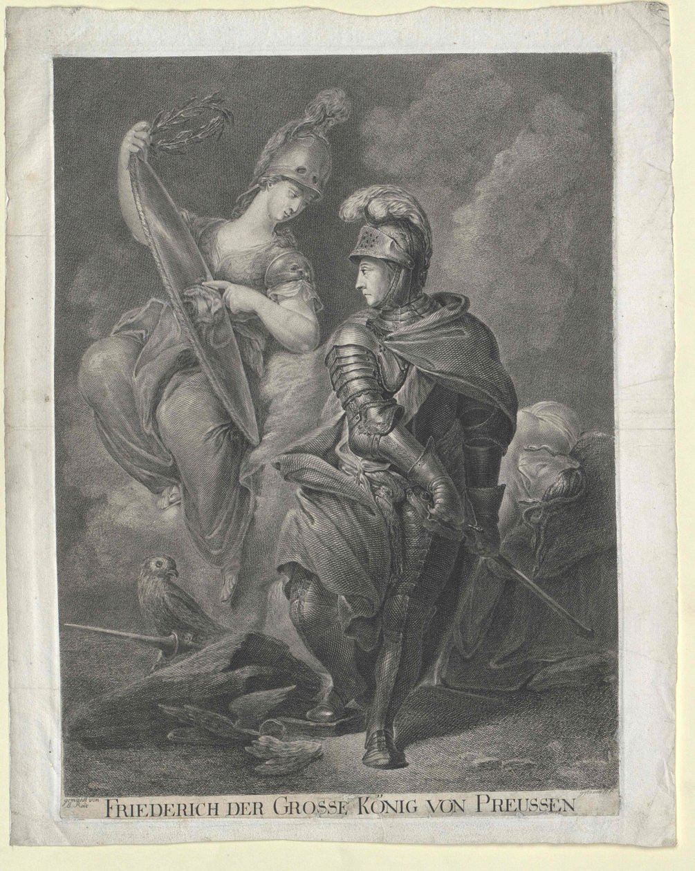 Preussin kuningas Friedrich II tekijältä Artist Unknown