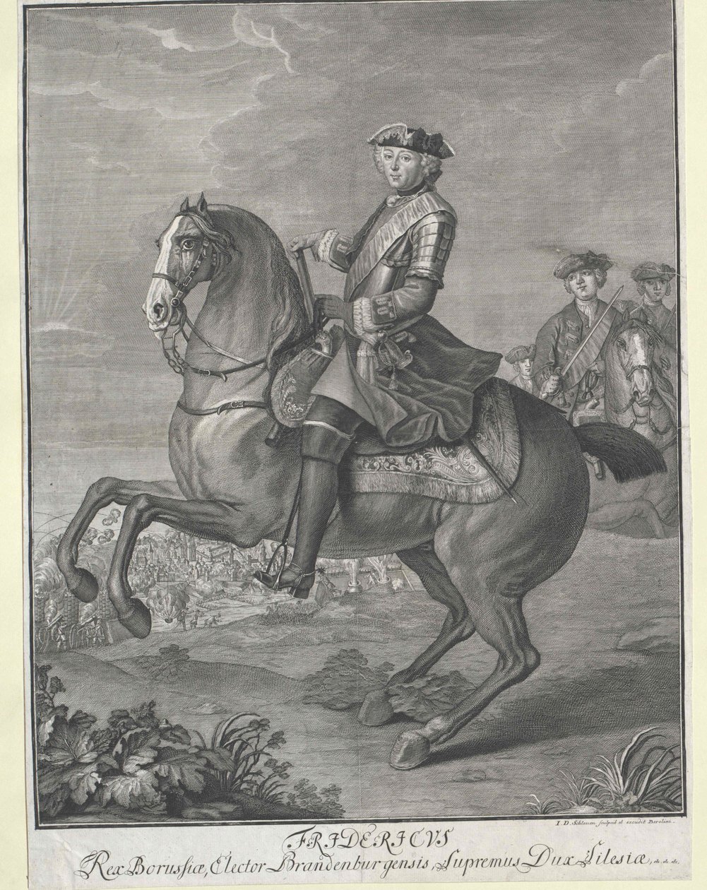 Preussin kuningas Friedrich II tekijältä Artist Unknown