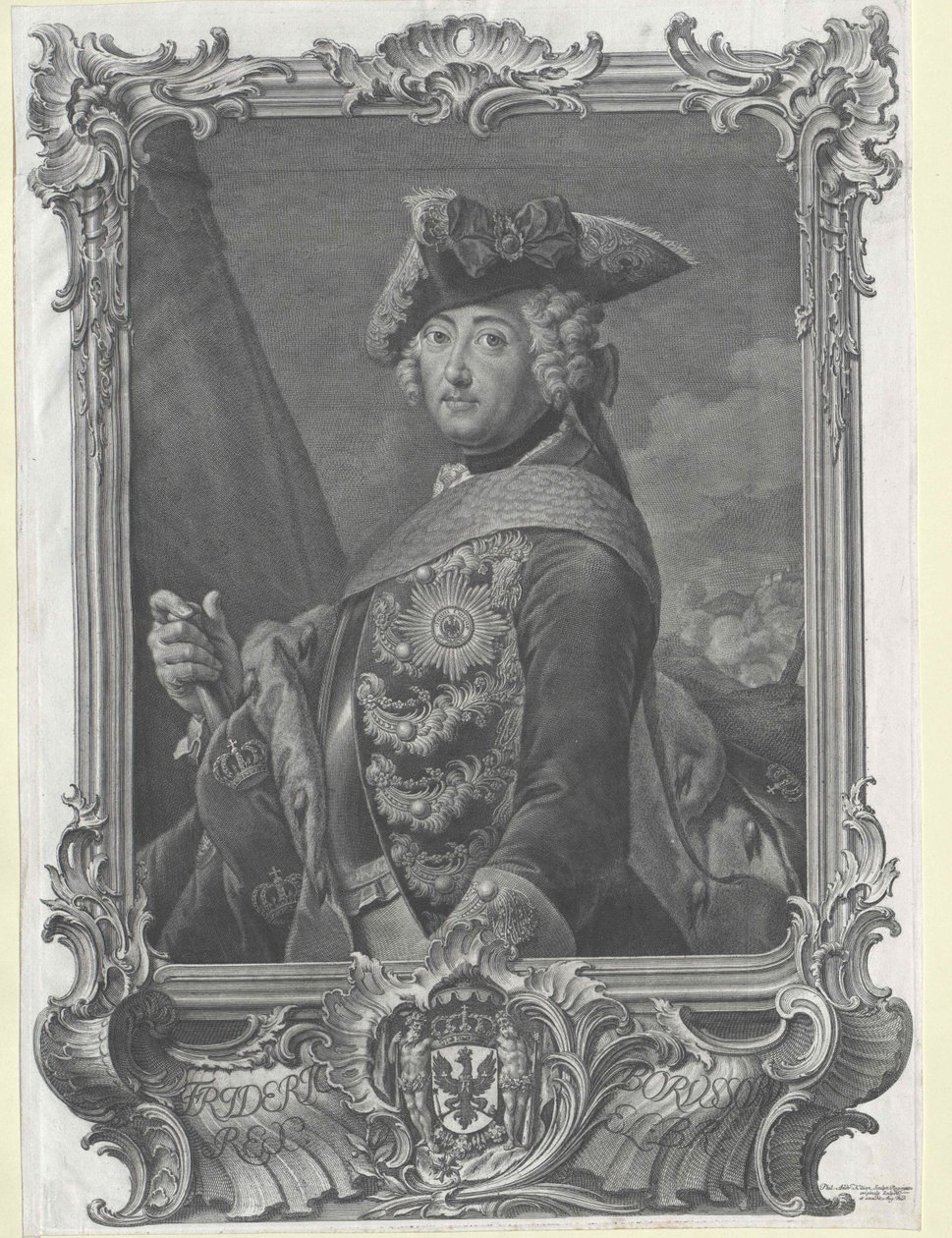 Preussin kuningas Friedrich II tekijältä Artist Unknown