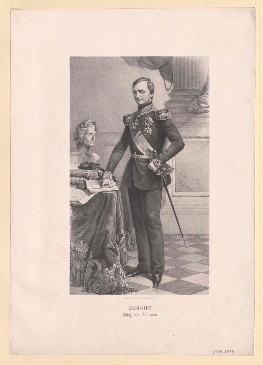 Saksin kuningas Johann tekijältä Artist Unknown