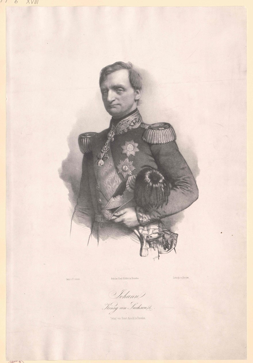 Saksin kuningas Johann tekijältä Artist Unknown
