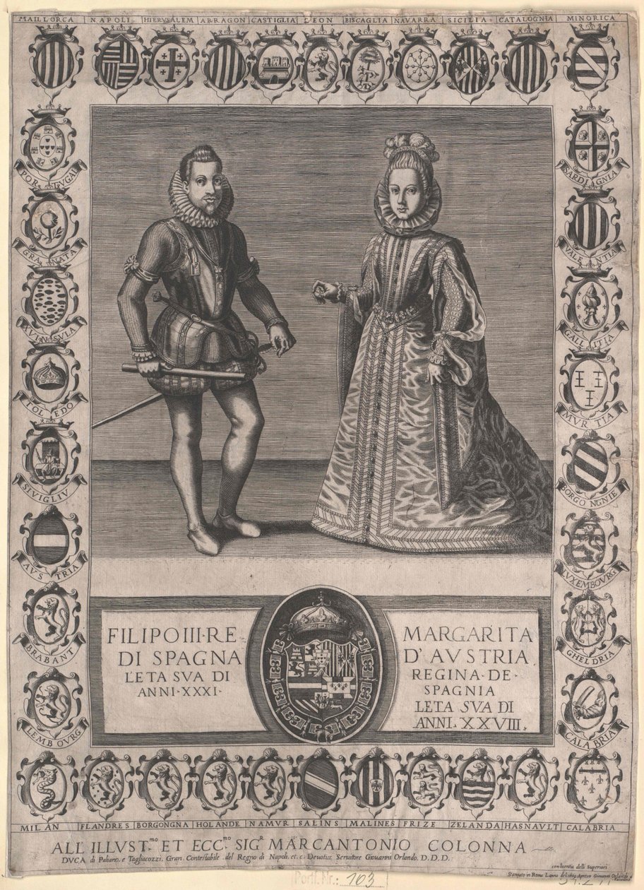 Espanjan kuningas Philipp III tekijältä Artist Unknown