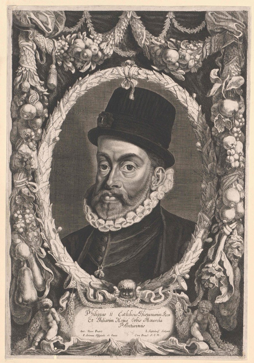 Espanjan kuningas Philipp II tekijältä Artist Unknown