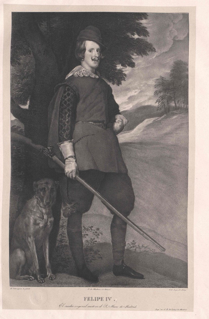 Espanjan kuningas Philipp IV tekijältä Artist Unknown
